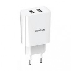 Мережевий зарядний пристрій Baseus Speed Mini Dual U Charger 2USB 2.1A 